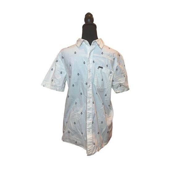 Volcom casual short sleeve button up shirt (S) - Picture 1 of 5